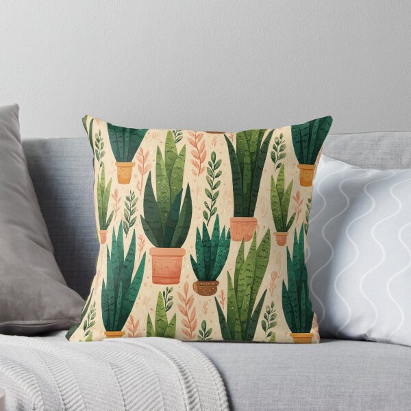 Item preview, Modern Snake Plant Pattern designed and sold by bapupa.