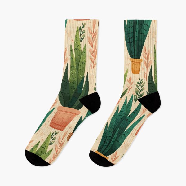 Item preview, Modern Snake Plant Pattern designed and sold by bapupa.