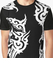 Tribal Face Design Graphic T-Shirt