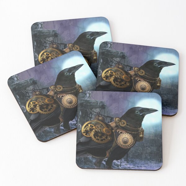 Item preview, Steampunk Crow 2 designed and sold by ArtRatNina.