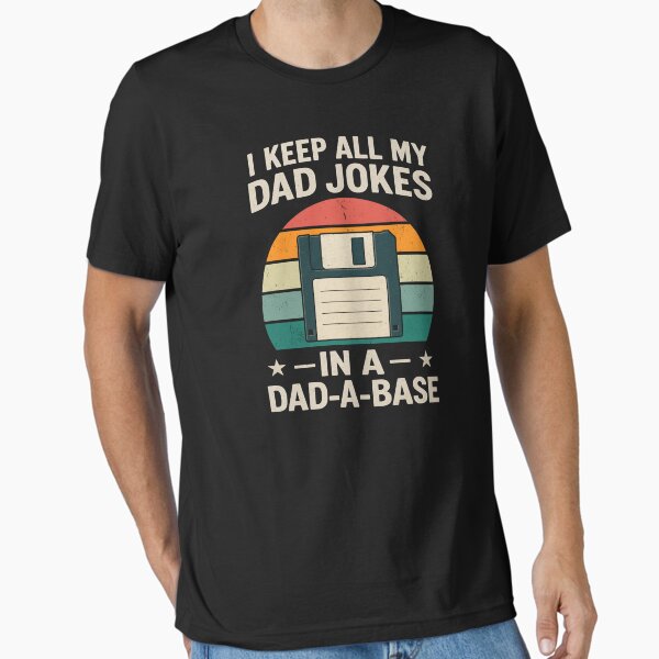 Item preview, Funny Dad Joke Floppy Disk Design – "Dad-A-Base" Retro Humor designed and sold by Sonchai Paladsai.