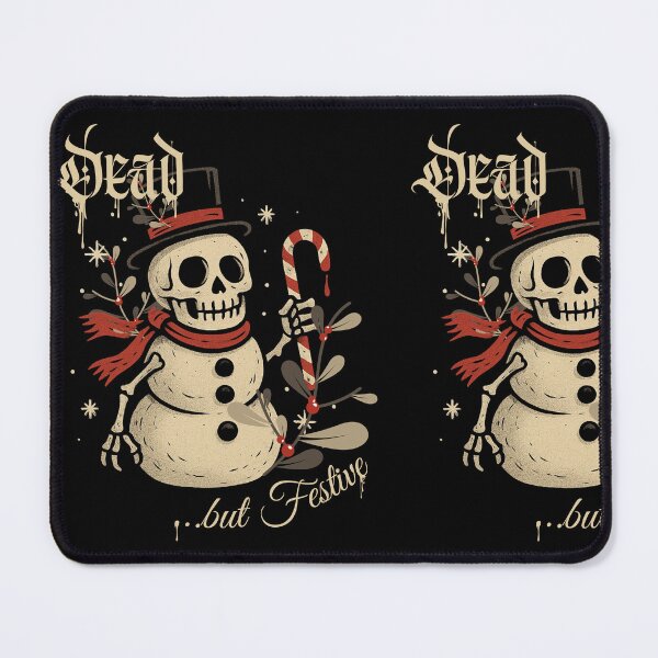 Item preview, Dead But Festive – Skeleton Snowman Holiday Design designed and sold by Tookiester.