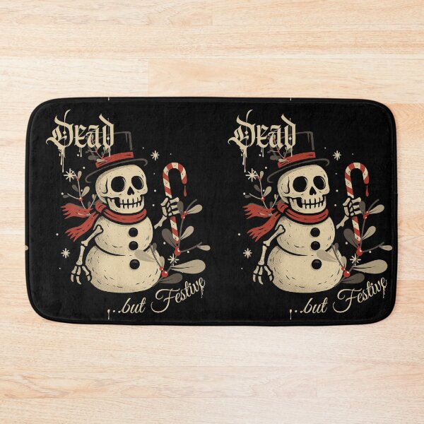 Item preview, Dead But Festive – Skeleton Snowman Holiday Design designed and sold by Tookiester.