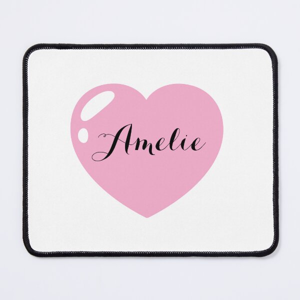 Item preview, Amelie Name with Pink Heart  designed and sold by Monika Howarth.