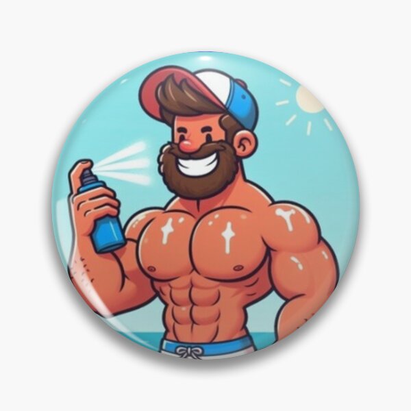 Item preview, Summer Muscle Bear Power LGBTQ Gay Pride Graphic Design designed and sold by ItsAKinkThing.