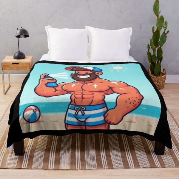 Item preview, Summer Muscle Bear Power LGBTQ Gay Pride Graphic Design designed and sold by ItsAKinkThing.