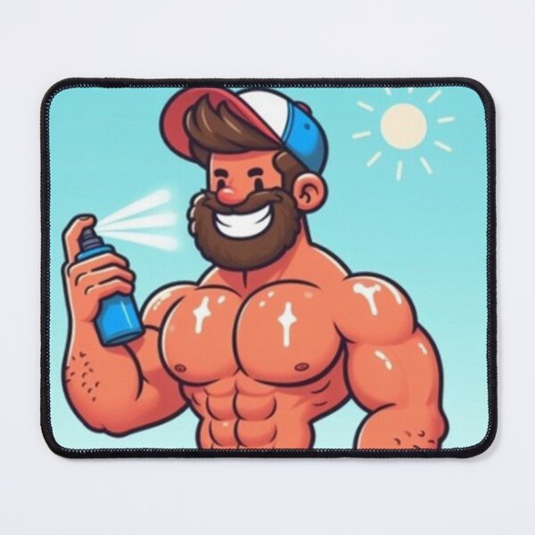 Item preview, Summer Muscle Bear Power LGBTQ Gay Pride Graphic Design designed and sold by ItsAKinkThing.