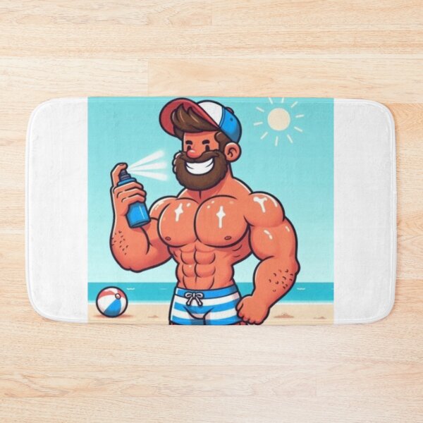 Item preview, Summer Muscle Bear Power LGBTQ Gay Pride Graphic Design designed and sold by ItsAKinkThing.
