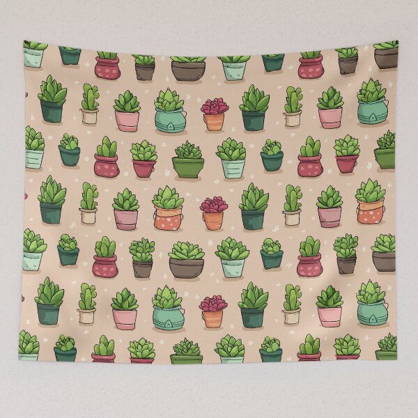Item preview, Succulent Pattern designed and sold by bapupa.