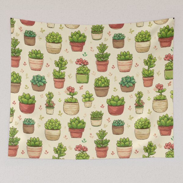 Item preview, Desert Succulent Pattern designed and sold by bapupa.