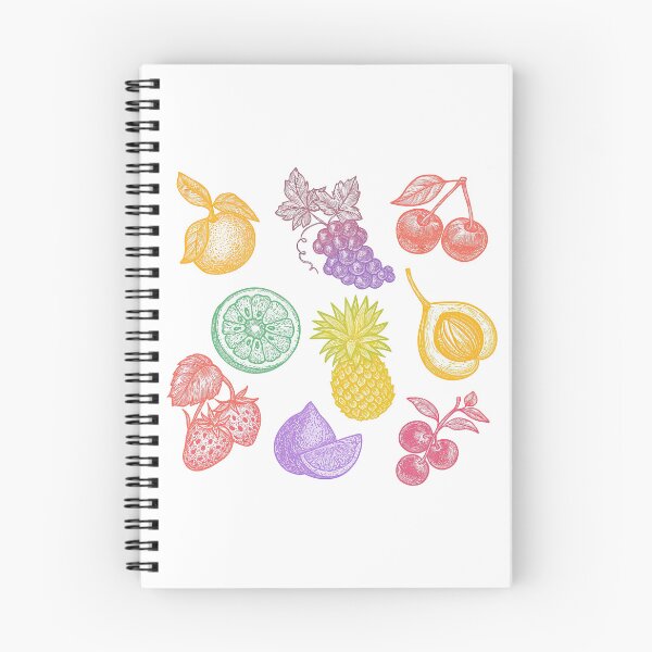 Item preview, Colorful Vintage Fruit Sketch Illustration designed and sold by ArtfulWeave.