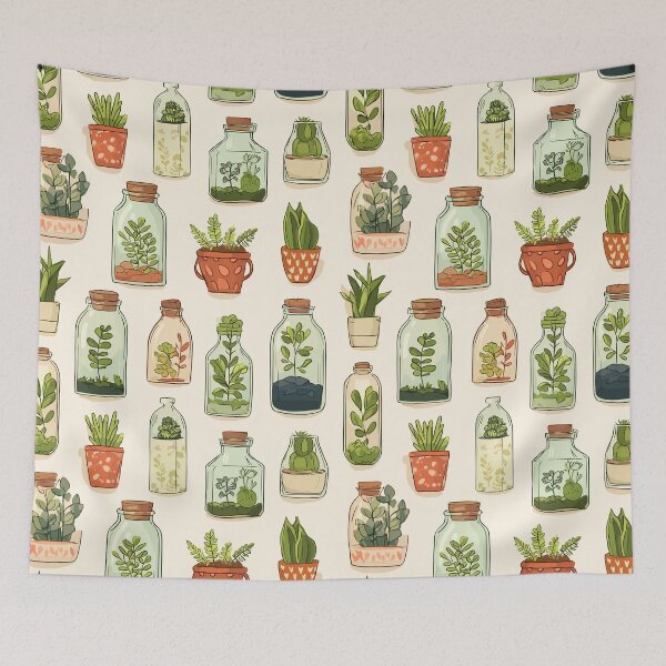 Item preview, Terrarium Pattern designed and sold by bapupa.