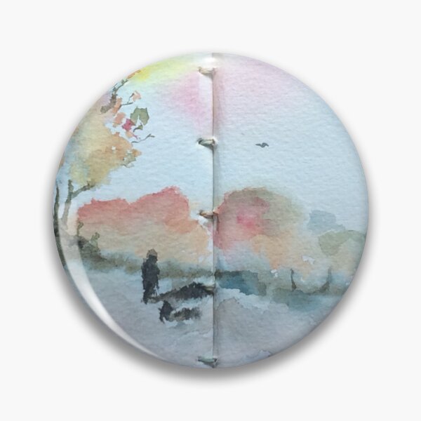 Item preview, Watercolour impressionist landscape painting designed and sold by Dwyte2U2.