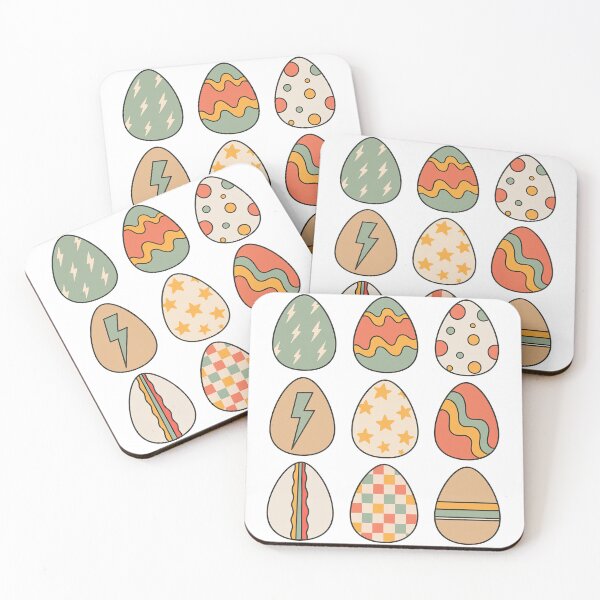 Item preview, Minimalist Easter Eggs Pattern Illustration designed and sold by ArtfulWeave.