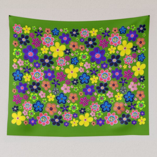 Item preview, Flowers Forever Bright Floral Design  designed and sold by kel72.