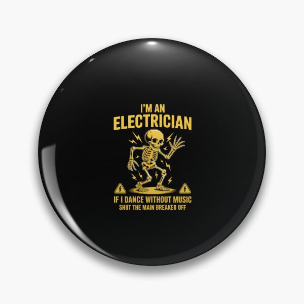 Item preview, Im An Electrician If I Dance Without Music Funny Skeleton designed and sold by KarstenNoanra.