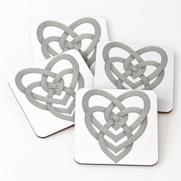 Item preview, Celtic Knot Heart Stone Illustration designed and sold by ArtfulWeave.