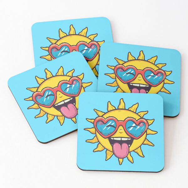Item preview, Groovy sun with sunglasses  designed and sold by BrownHorse90s.