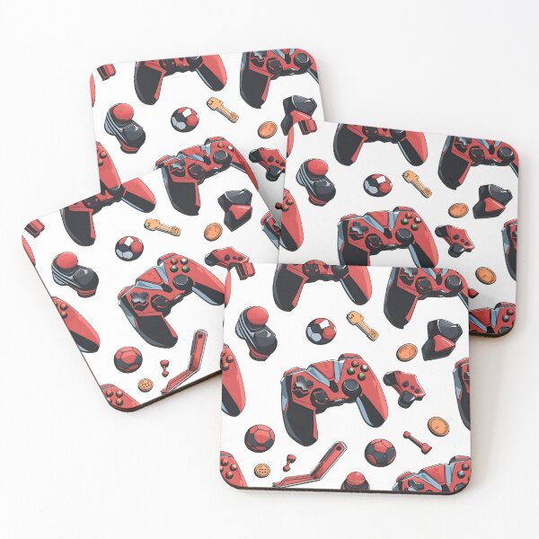 Item preview, Gaming patterns with white background designed and sold by catcurio.