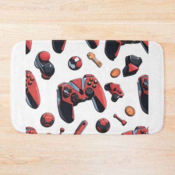 Item preview, Gaming patterns with white background designed and sold by catcurio.