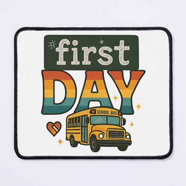 Item preview, First Day Ready – School Bus Edition designed and sold by Taans-Creation.