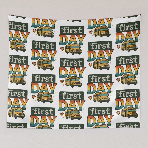 Item preview, First Day Ready – School Bus Edition designed and sold by Taans-Creation.