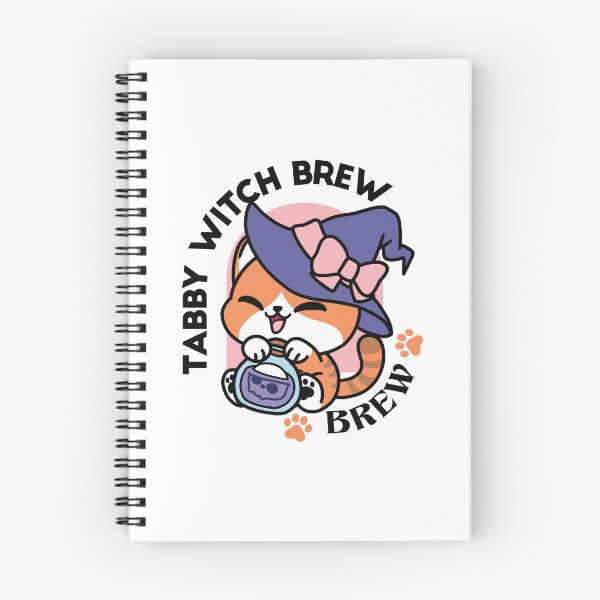 Item preview, Tabby Witch Brew – Cute Halloween Cat Design designed and sold by Trio-in-Forest.