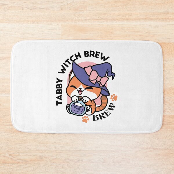 Item preview, Tabby Witch Brew – Cute Halloween Cat Design designed and sold by Trio-in-Forest.