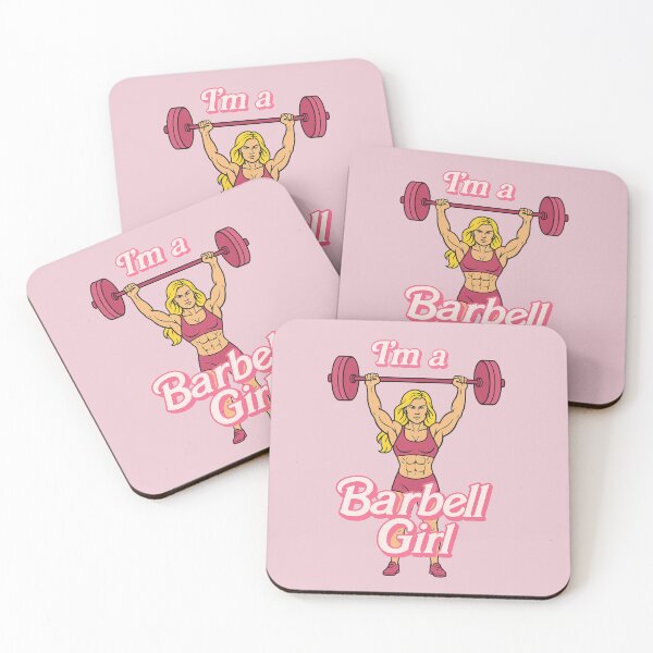 Item preview, Barbell Girl | Funny Gym Tee for Strong Women designed and sold by Lilo-Designs.