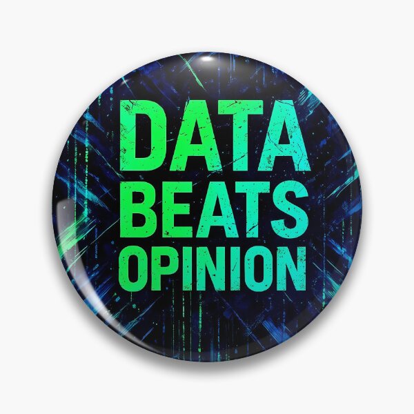 Item preview, Data beats opinion designed and sold by somewhere76.