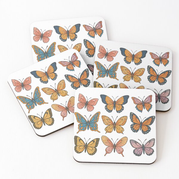Item preview, Vintage Butterfly Set Illustration designed and sold by ArtfulWeave.