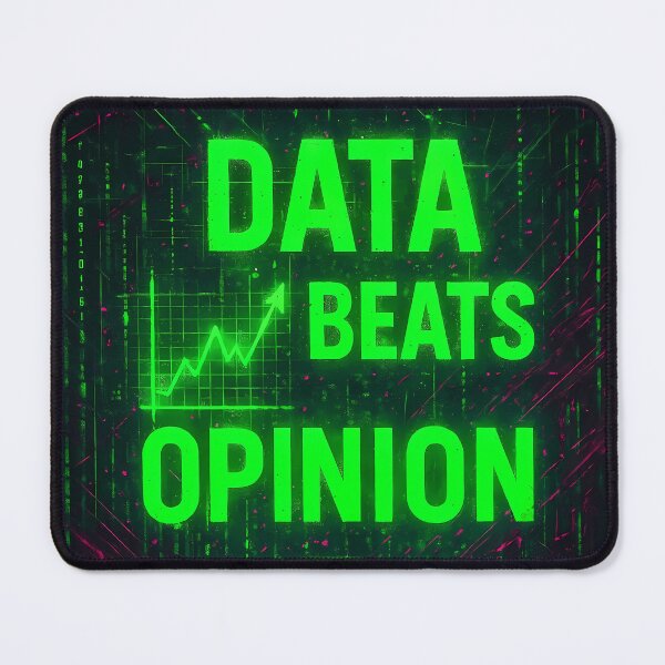 Item preview, Data Beats Opinion designed and sold by somewhere76.