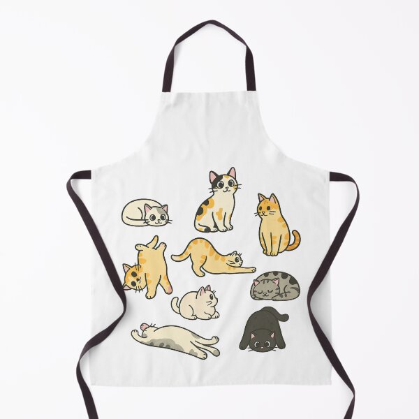 Item preview, Cute Cat Poses Set Illustration designed and sold by ArtfulWeave.