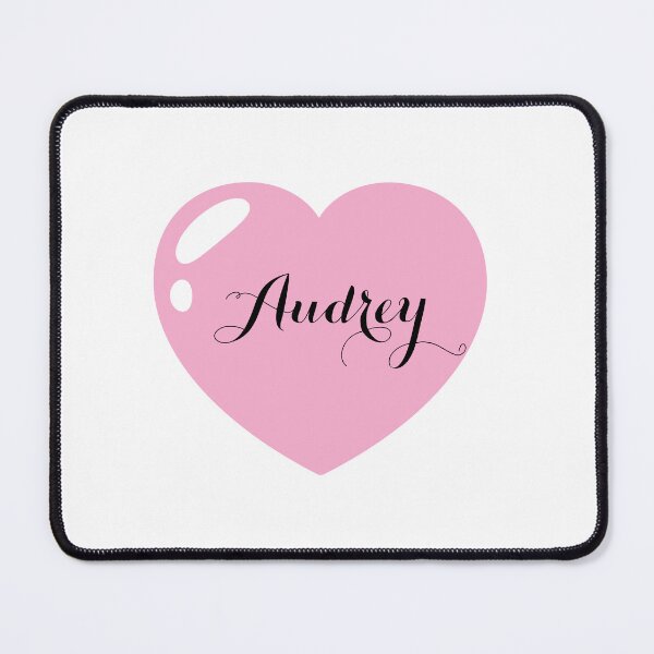 Item preview, Audrey Name with Pink Heart  designed and sold by Monika Howarth.