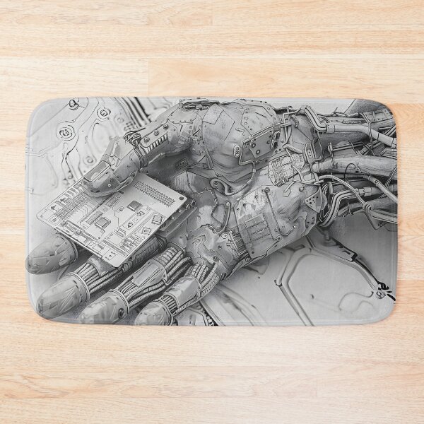 Item preview, Deadly Assassin Stands Vigilant Amidst Futuristic City. designed and sold by CheerForGoods.