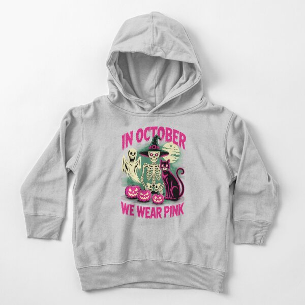 Item preview, In October We Wear Pink Cat Ghost Halloween Breast Cancer designed and sold by Sea4Adventures.