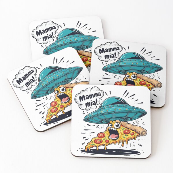 Item preview, Pizza Abduction - Mamma Mia! designed and sold by Imaginarium of Chaos falcon88 .