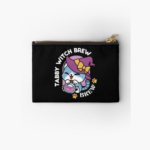 Item preview,  Halloween Tabby Cat – Witch Hat & Potion Illustration designed and sold by Trio-in-Forest.