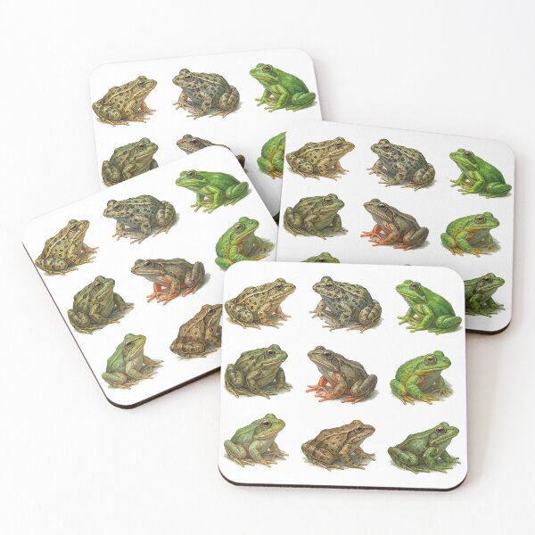 Item preview, Realistic Frog Collection Illustration designed and sold by ArtfulWeave.