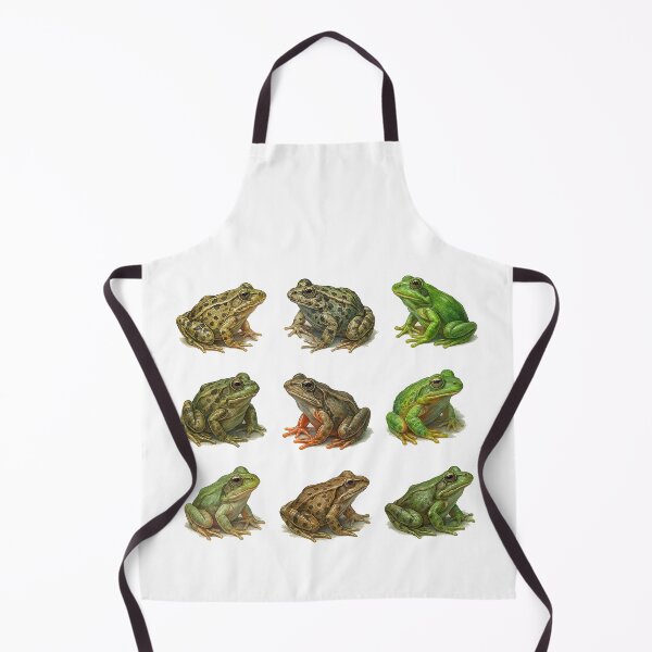Item preview, Realistic Frog Collection Illustration designed and sold by ArtfulWeave.