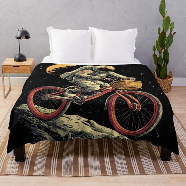 Item preview, Astronaut Riding Bike Cosmic Space designed and sold by Jcat7.