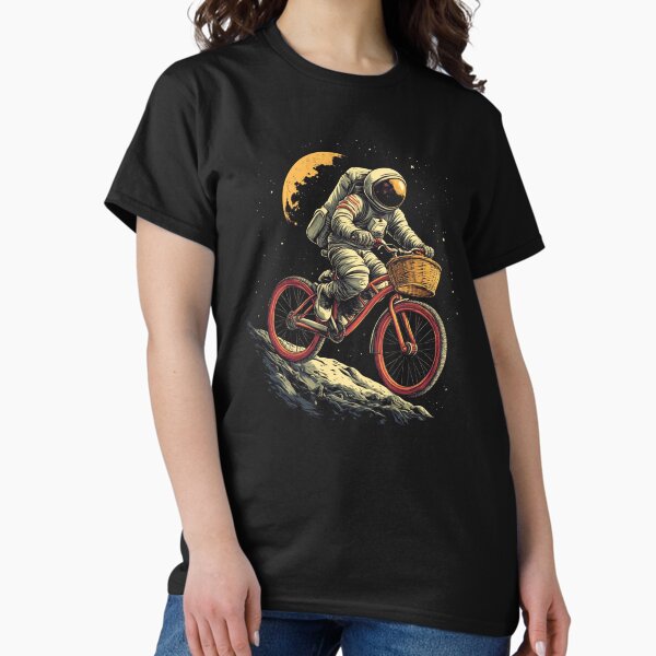 Item preview, Astronaut Riding Bike Cosmic Space designed and sold by Jcat7.