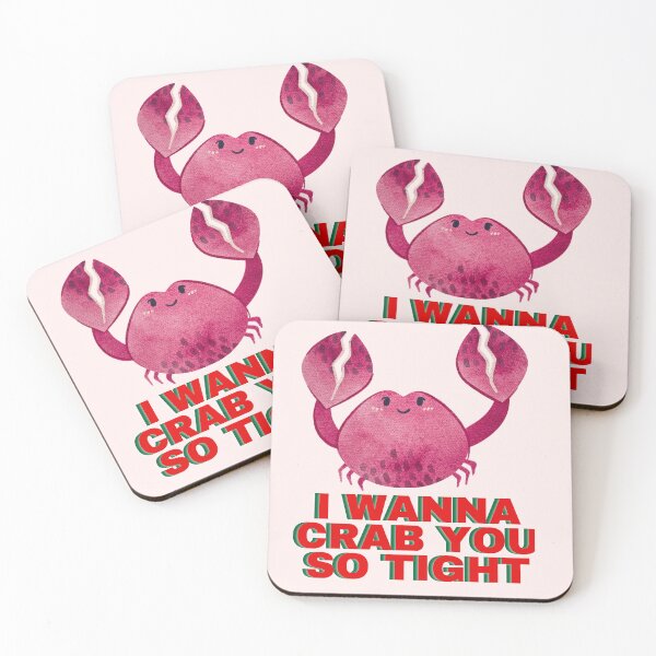 Item preview, I wanna crab you so tight: love, crab, tight, romantic design designed and sold by FLIRTAASAN.