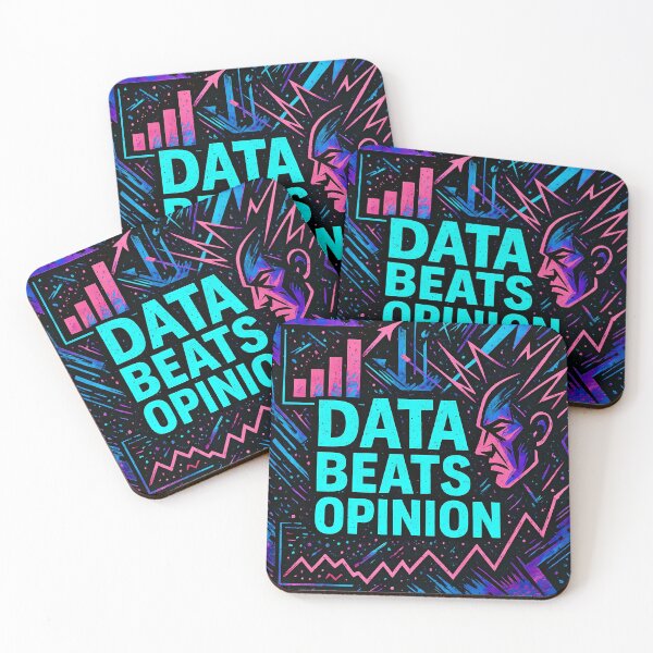 Item preview, data beats opinion designed and sold by somewhere76.