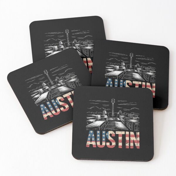 Item preview, Austin usa flag colors designed and sold by SignumShop.