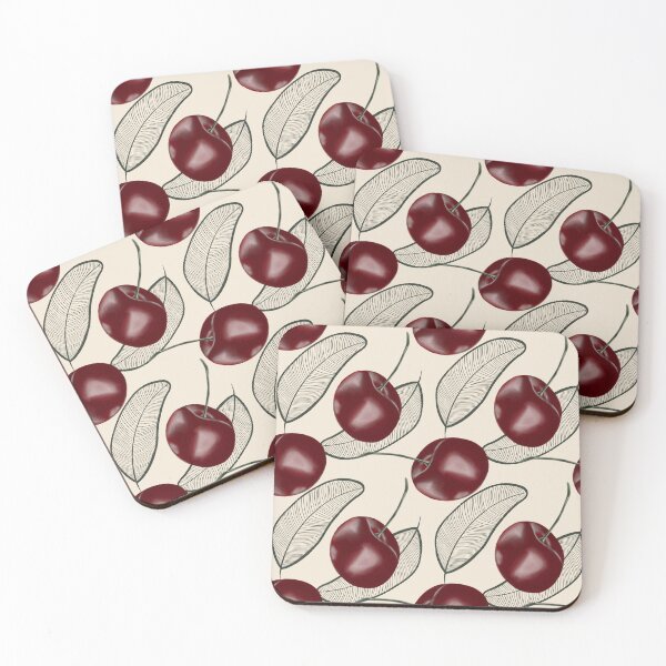 Item preview, Cherries With Leaflets designed and sold by WoohooArt7.