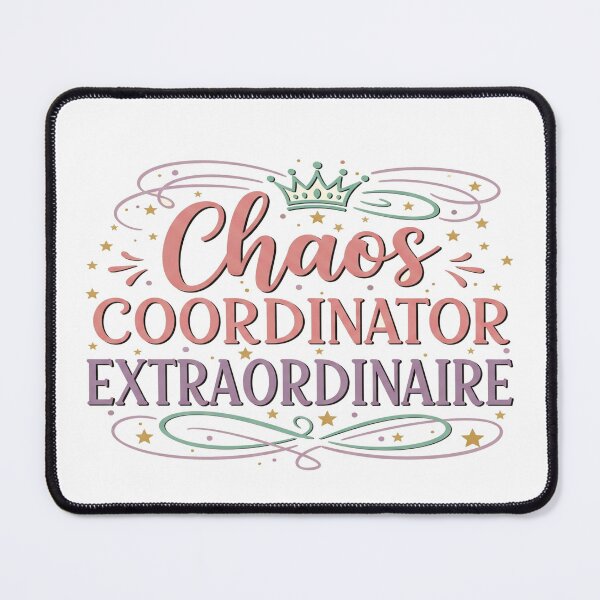 Item preview, Chaos Coordinator Extraordinaire – Funny Mom & Dad Tee designed and sold by TodoCraft.