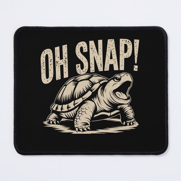 Item preview, Oh Snap  Funny Sarcastic Snapping Turtle Joke snapping turtle designed and sold by SOUFIANE1991.
