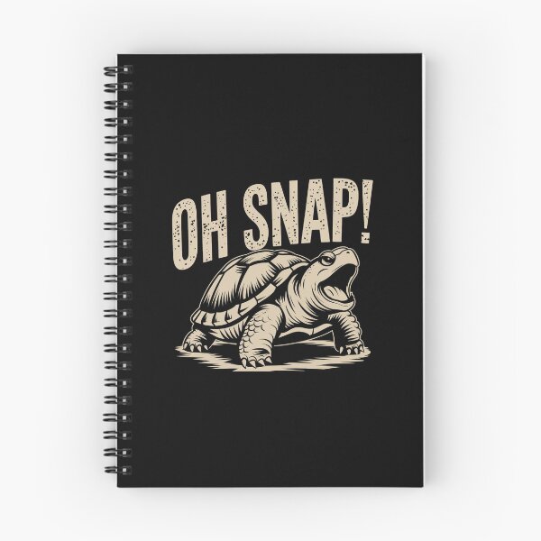Item preview, Oh Snap  Funny Sarcastic Snapping Turtle Joke snapping turtle designed and sold by SOUFIANE1991.