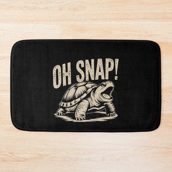 Item preview, Oh Snap  Funny Sarcastic Snapping Turtle Joke snapping turtle designed and sold by SOUFIANE1991.